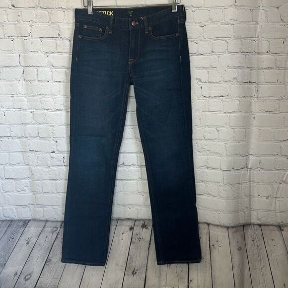 J. Crew Matchstick Womens Dark Rinse Stretch Jeans size 28s - Picture 1 of 9